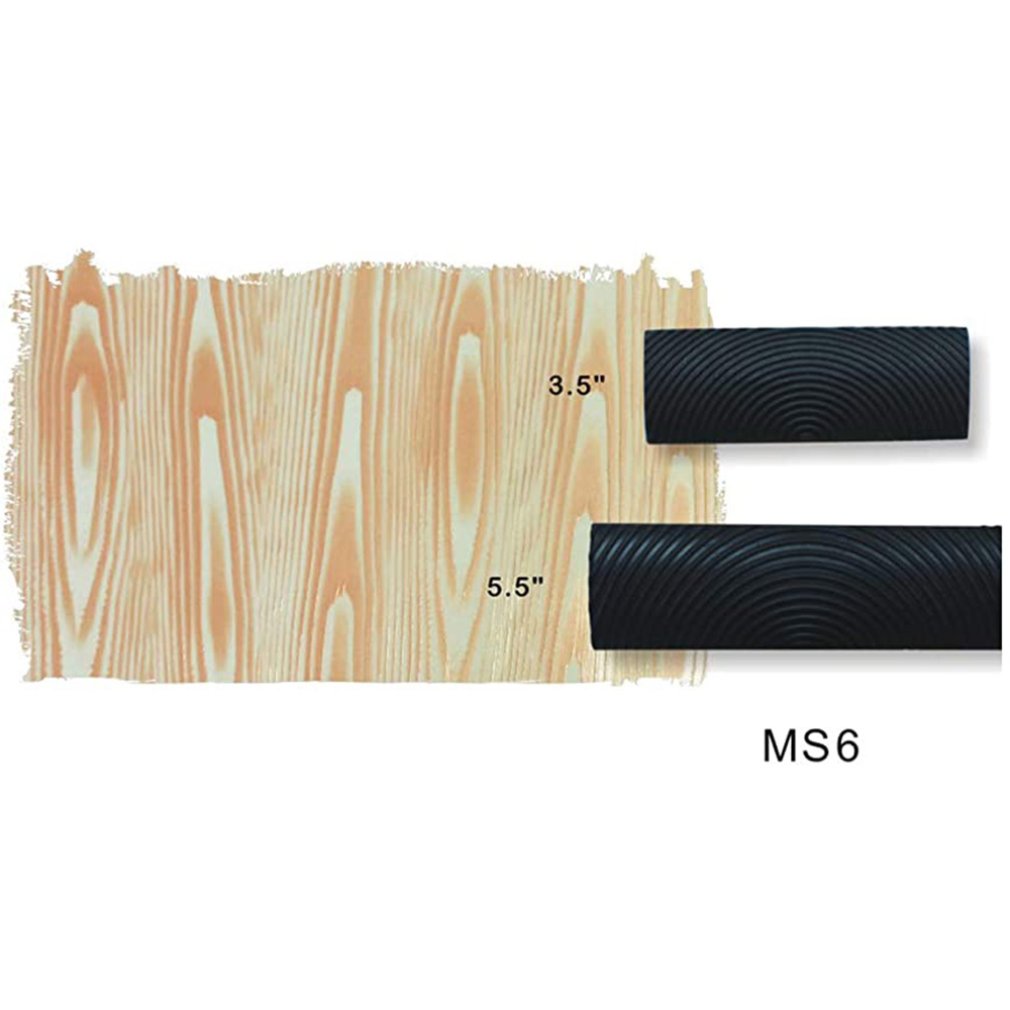Holzmaserungs-Werkzeugset - Maserungsroller für Wände & Möbel - Holzfinish | elesira