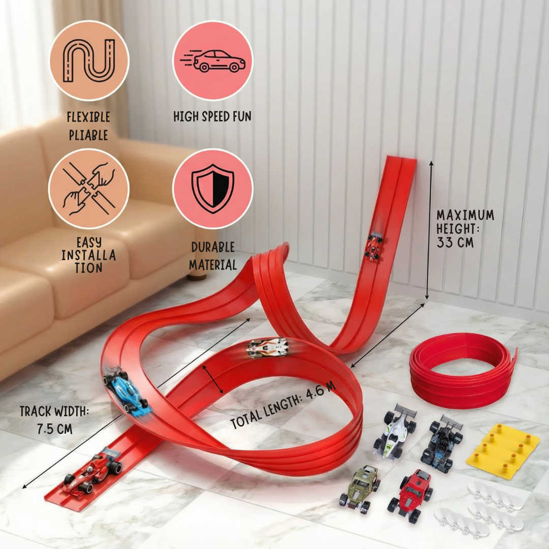 VeloBlaze | Éveillez la créativité de votre enfant avec des aventures palpitantes de courses phosphorescentes | elesira