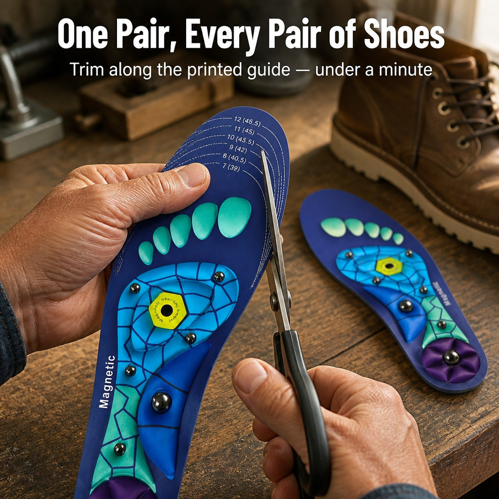 SolaraStep | Relieve Aching Feet & Arch Pain with Acupressure Cushion Support | elesira