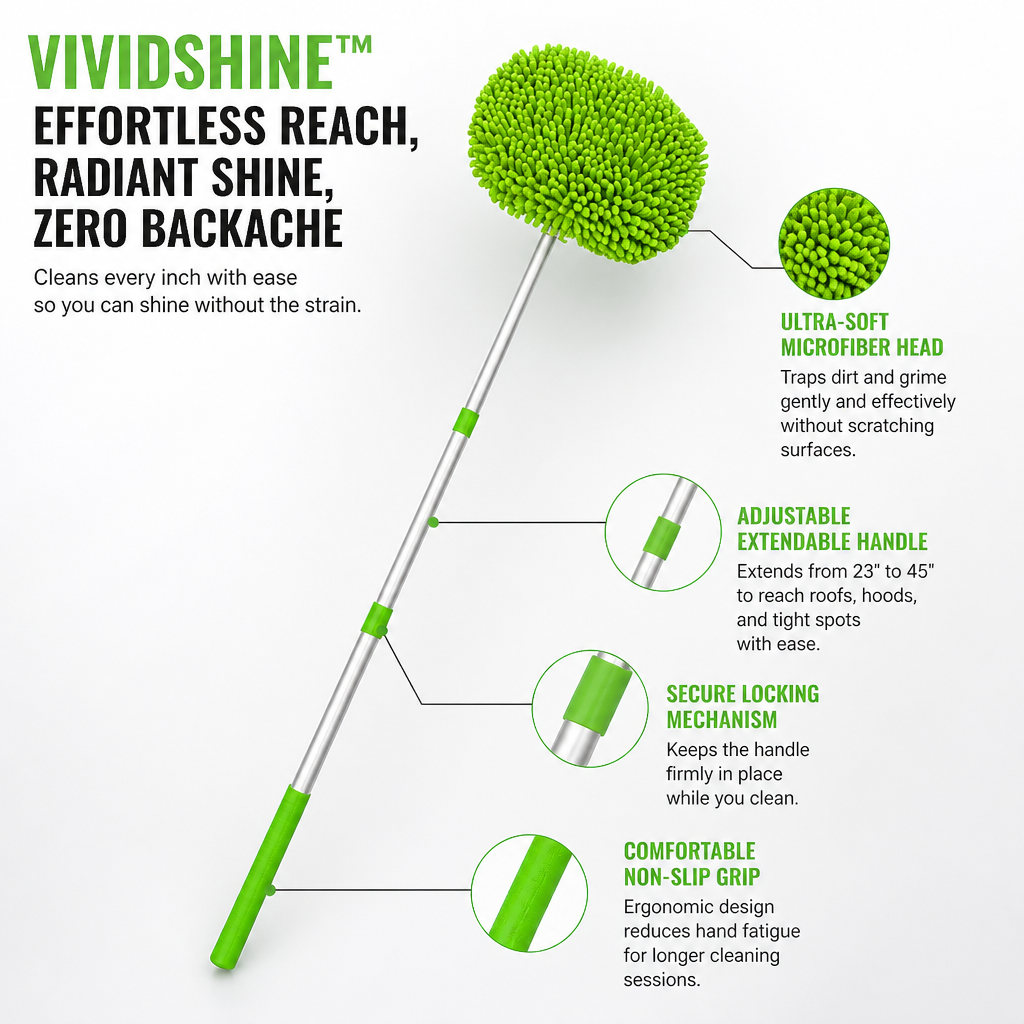 VividShine - وصول سهل، لمعان مشرق، دون ألم في الظهر | elesira