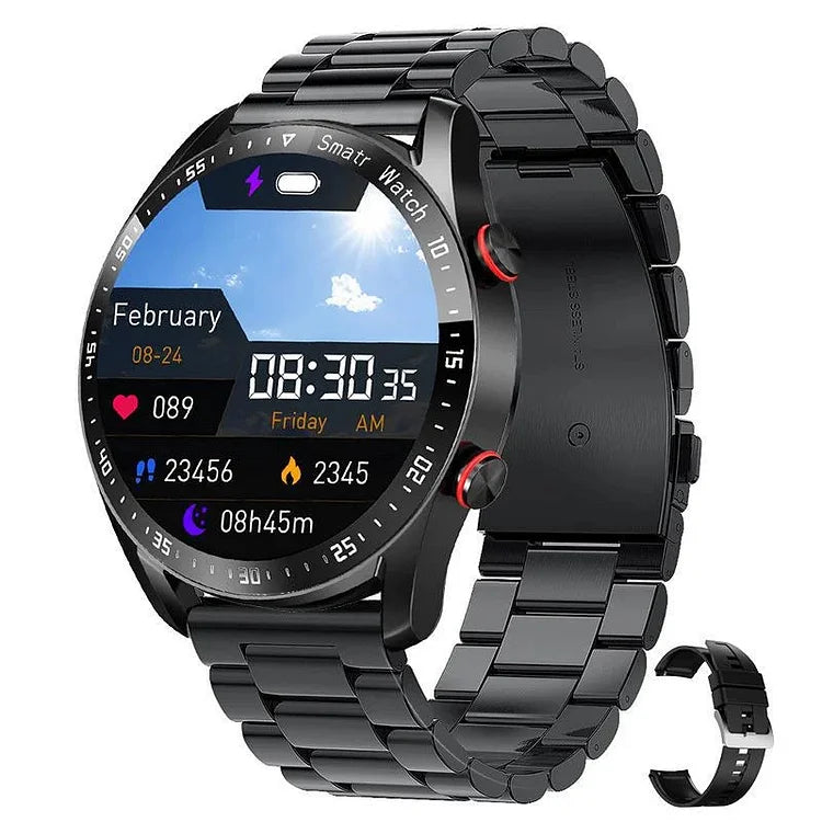 Smart Health Watch with Integrated Glucose Monitoring | elesira