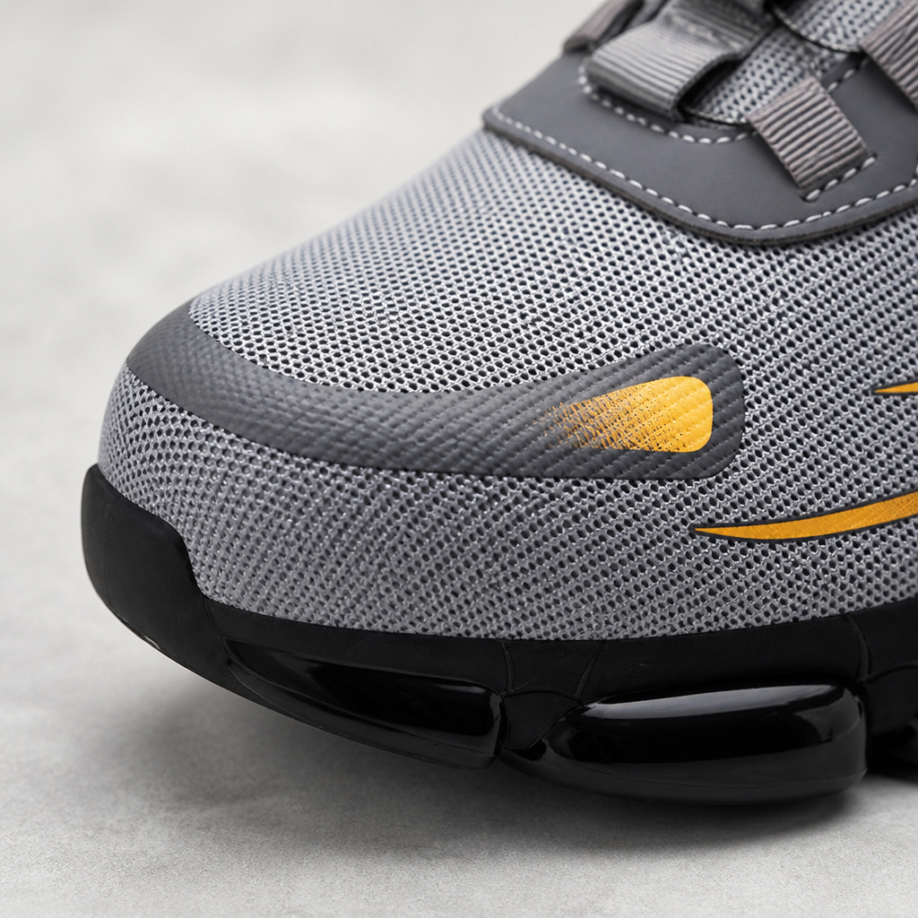 VivaStride – Steel-Toe Work Sneakers Featuring Rapid-Twist Lacing System | elesira