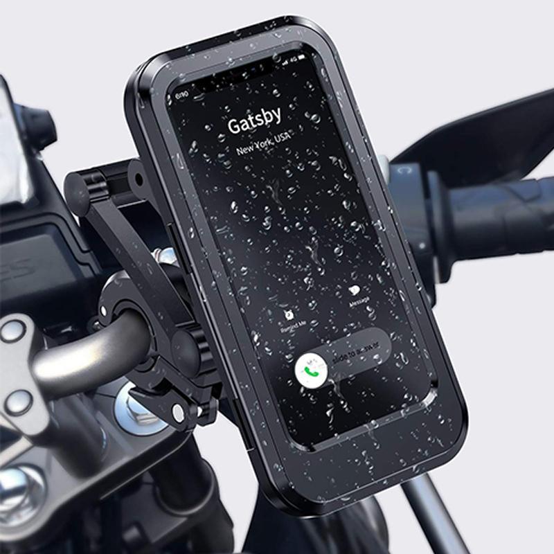 Wireless Charging Bicycle Phone Mount – Waterproof Design | elesira