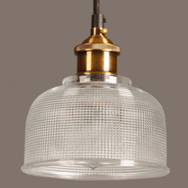 Vintage pendellampe i glass | elesira