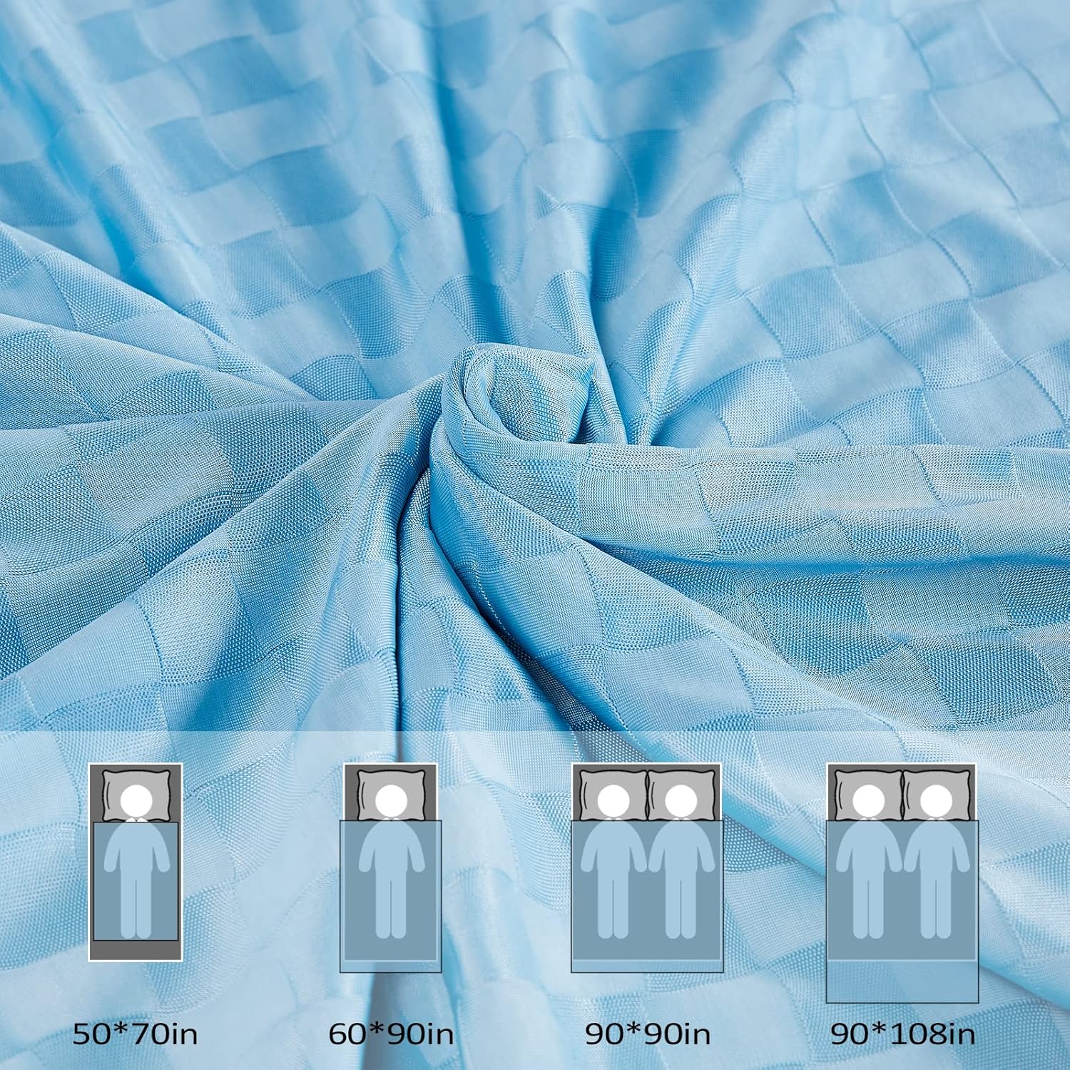 ChillEase Arc-Chill Cooling Blanket For Hot Sleepers, Soft And Breathable Comfort - Elesira