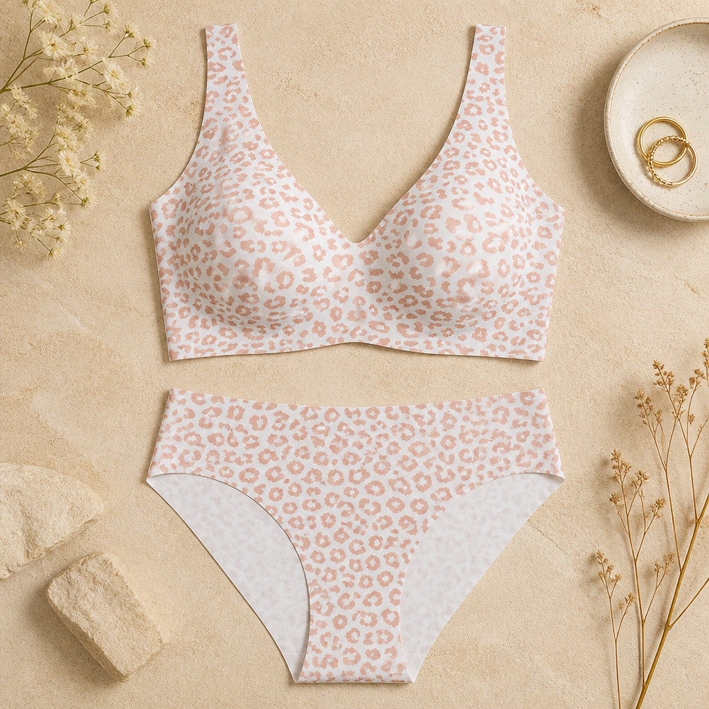 VeloraLift – Soutien-gorge confortable sans armatures, sans coutures, avec décolleté plongeant en V | elesira