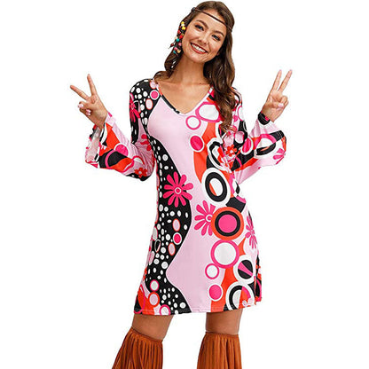 Robe Hippie Femme – Style Bohème Psychédélique 70s