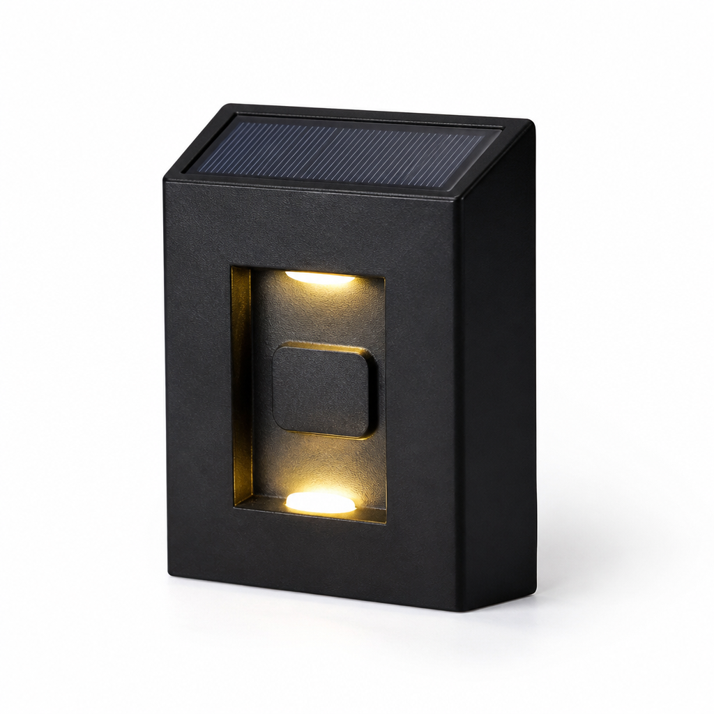 Solar Dusk-to-Dawn LED Wall Light (IP65 Weather-Resistant) | elesira