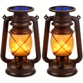 Lanterne solaire vintage à éclairage LED vacillant | elesira