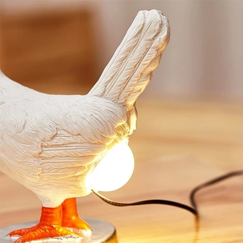 HenleyGlow | Whimsical Chicken-Shaped Table Lamp | elesira