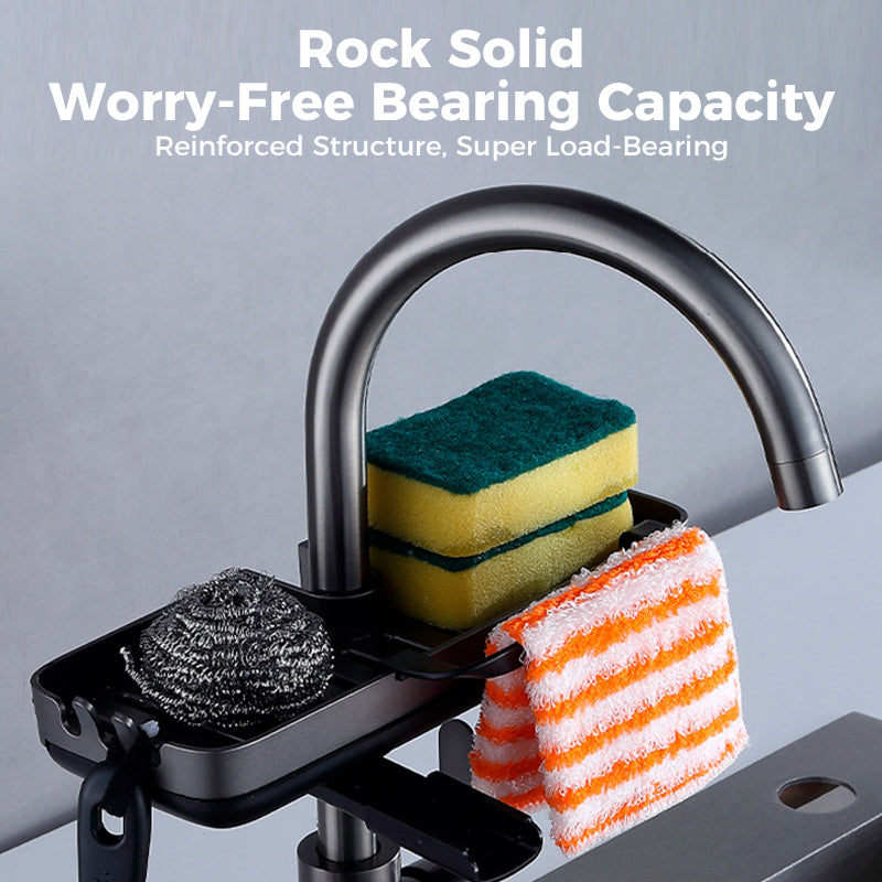Sink Rack - Accelerates Sponge and Brush Drying - Clamp-On Mount - SinkSmart | elesira