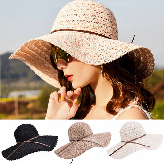 Chapeau de Paille Grand Bord — Soleil & Élégance Femme