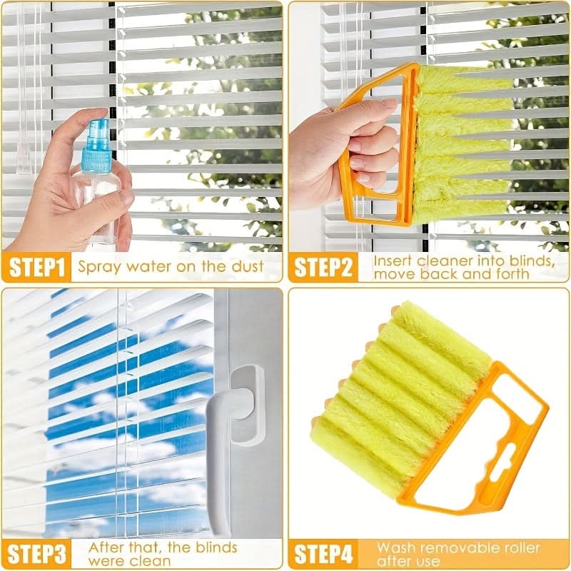 Brosse en microfibre lavable pour nettoyer les fenêtres et les stores | elesira