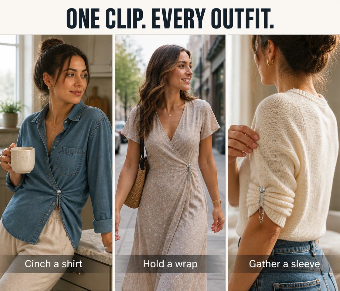 SnapStyle - Ajuste, aperte e transforme qualquer conjunto sem alfinetes nem costura | elesira