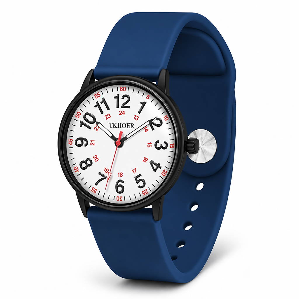 Montre étanche et lumineuse pour infirmières avec trotteuse | elesira