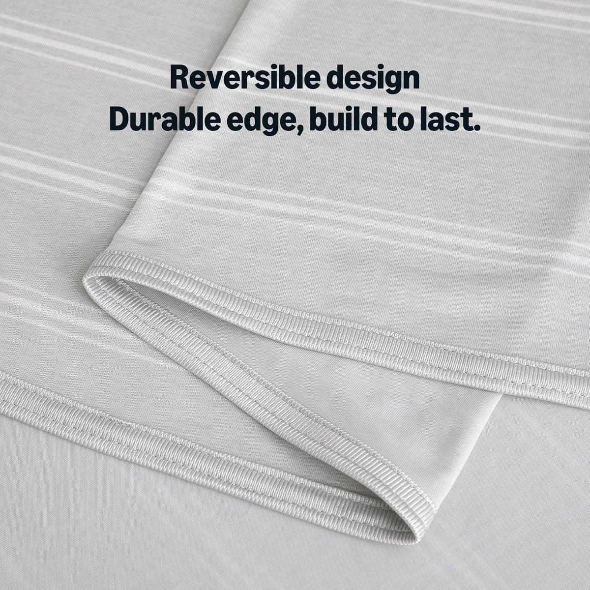Cozy Comfort Striped Cooling Throw For Hot Sleepers Reversible - Elesira
