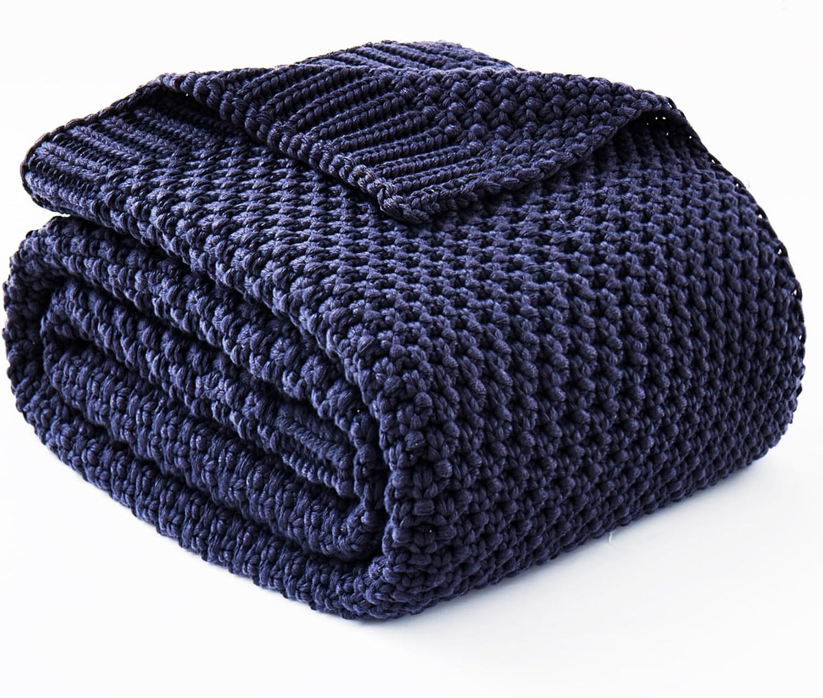 Cozy Comfort Weighted Knitted Blanket With Cooling Microfiber For All Season Relaxation - Elesira