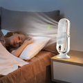 Versatile Airflow Fan - Dual Motor, 720° Pivot, USB Rechargeable & Whisper Quiet for Unmatched Comfort Anywhere | elesira