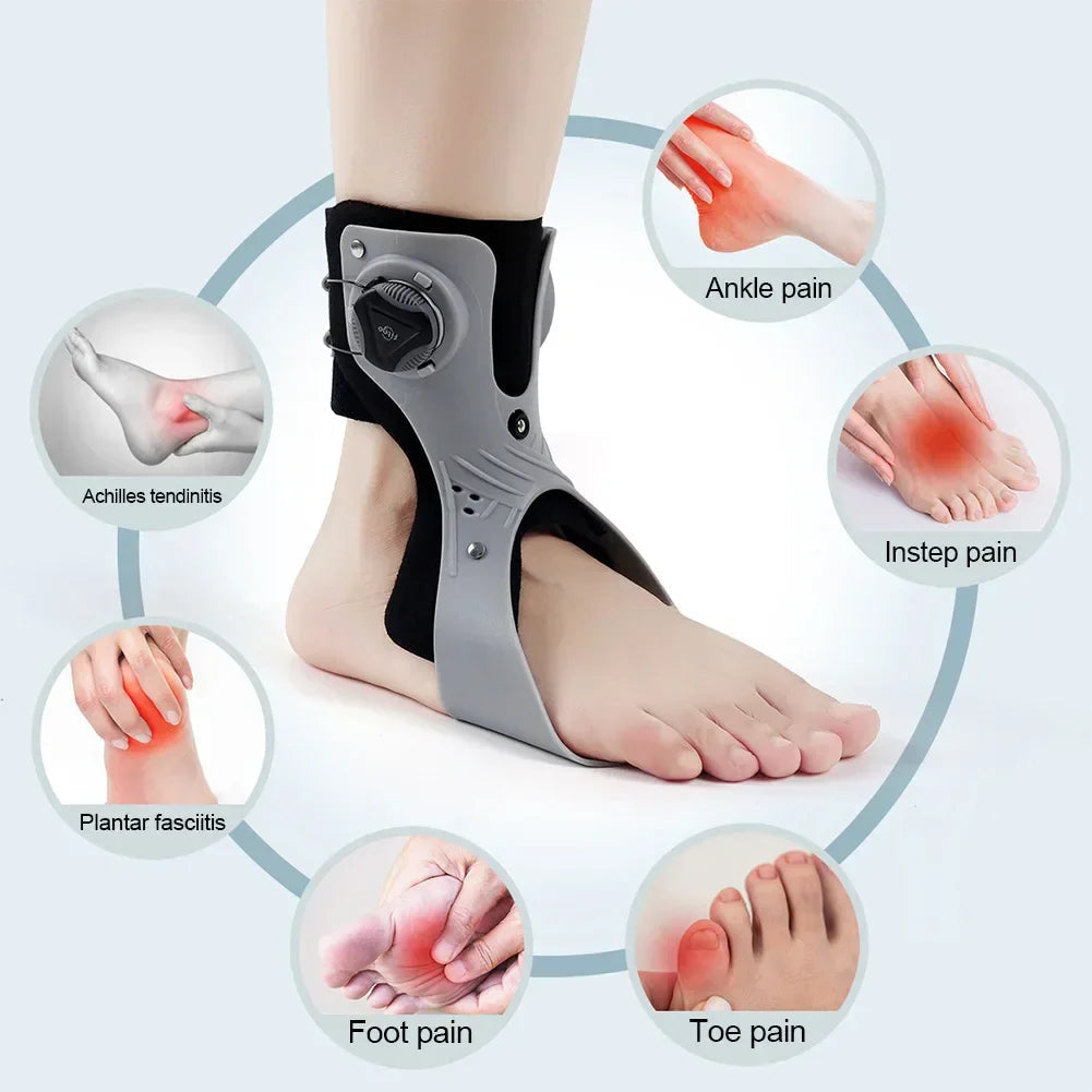 Aanpasbare enkelbrace met ergonomische pasvorm voor stabiel lopen - Elesira