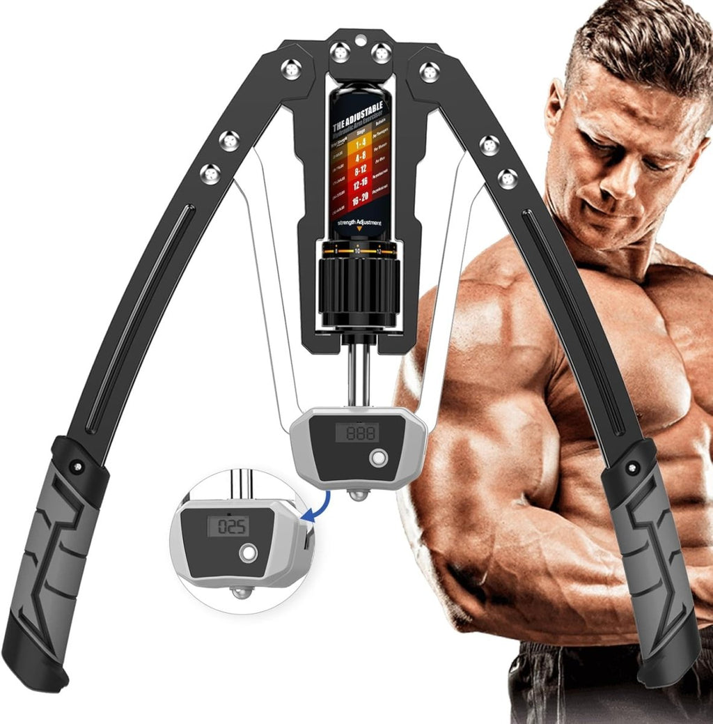 Armtrainer für den Oberkörper mit hydraulischem Widerstand, verstellbar von 10–200 kg – Elesira