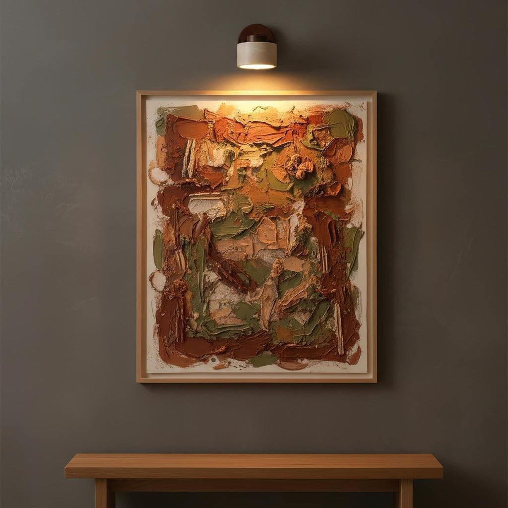 Versatile Indoor/Outdoor Sconce - Elegant Stone & Wood Finish | elesira