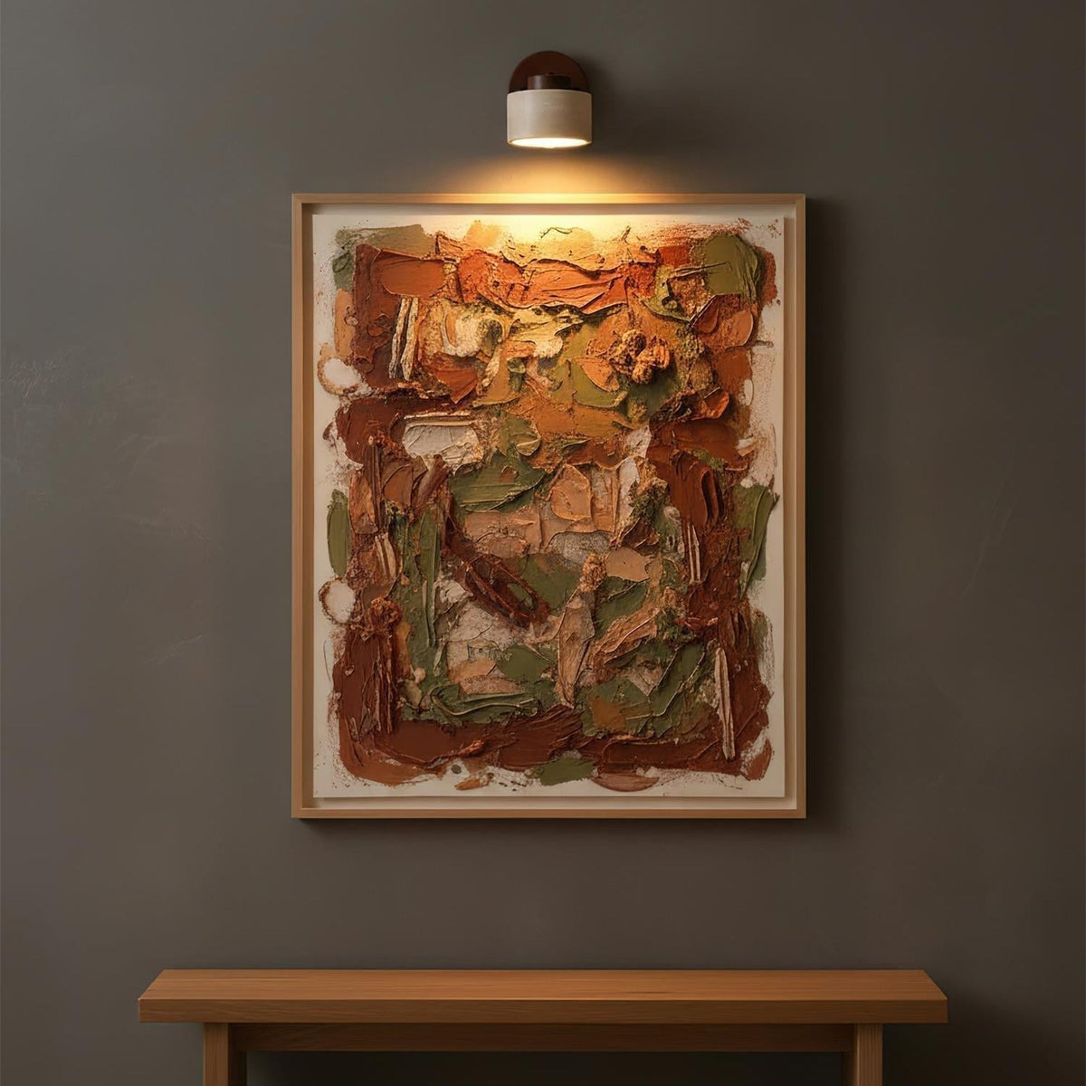 Versatile Indoor/Outdoor Sconce - Elegant Stone & Wood Finish | elesira