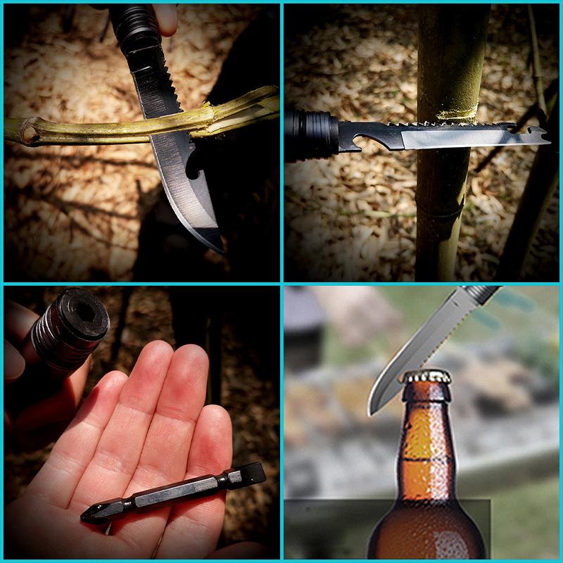 Adventure Gear 可折叠登山杖，配备可调节配件，适用于各种地形 - Elesira