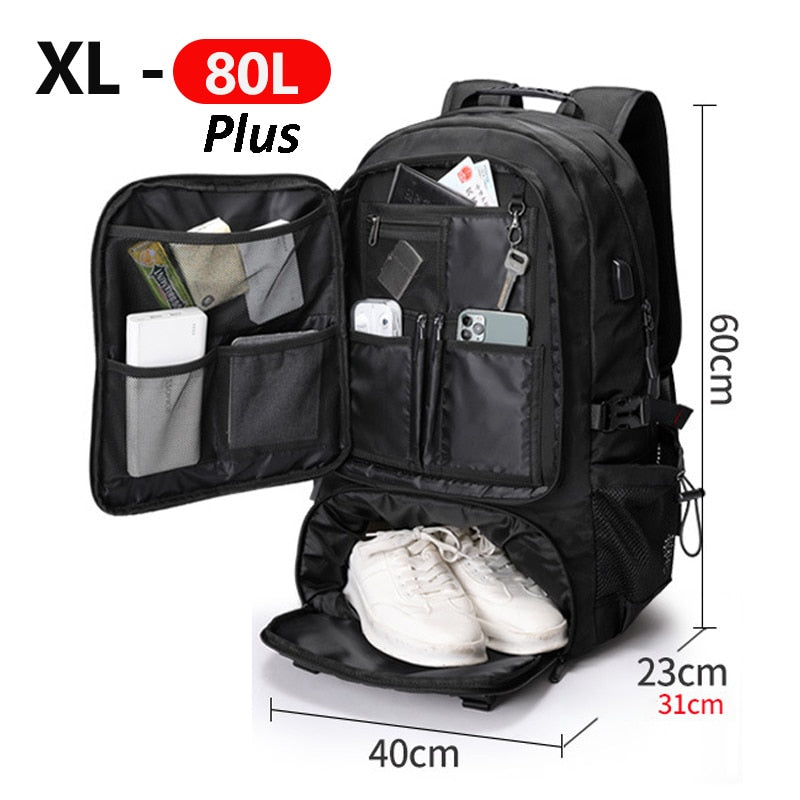 Adventure Ready Large-Capacity Water-Resistant Hiking Backpack For Camping - Elesira