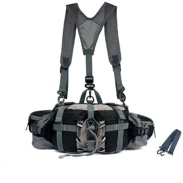 Adventure Ready Multifunctional Outdoor Waist Bag With Adjustable Strap For Active Lifestyles - Elesira
