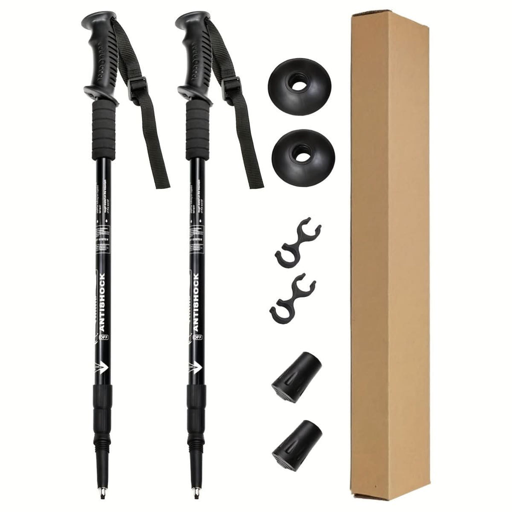 Adventure Trek lette trekkingstaver i aluminium med støtdempere – Elesira