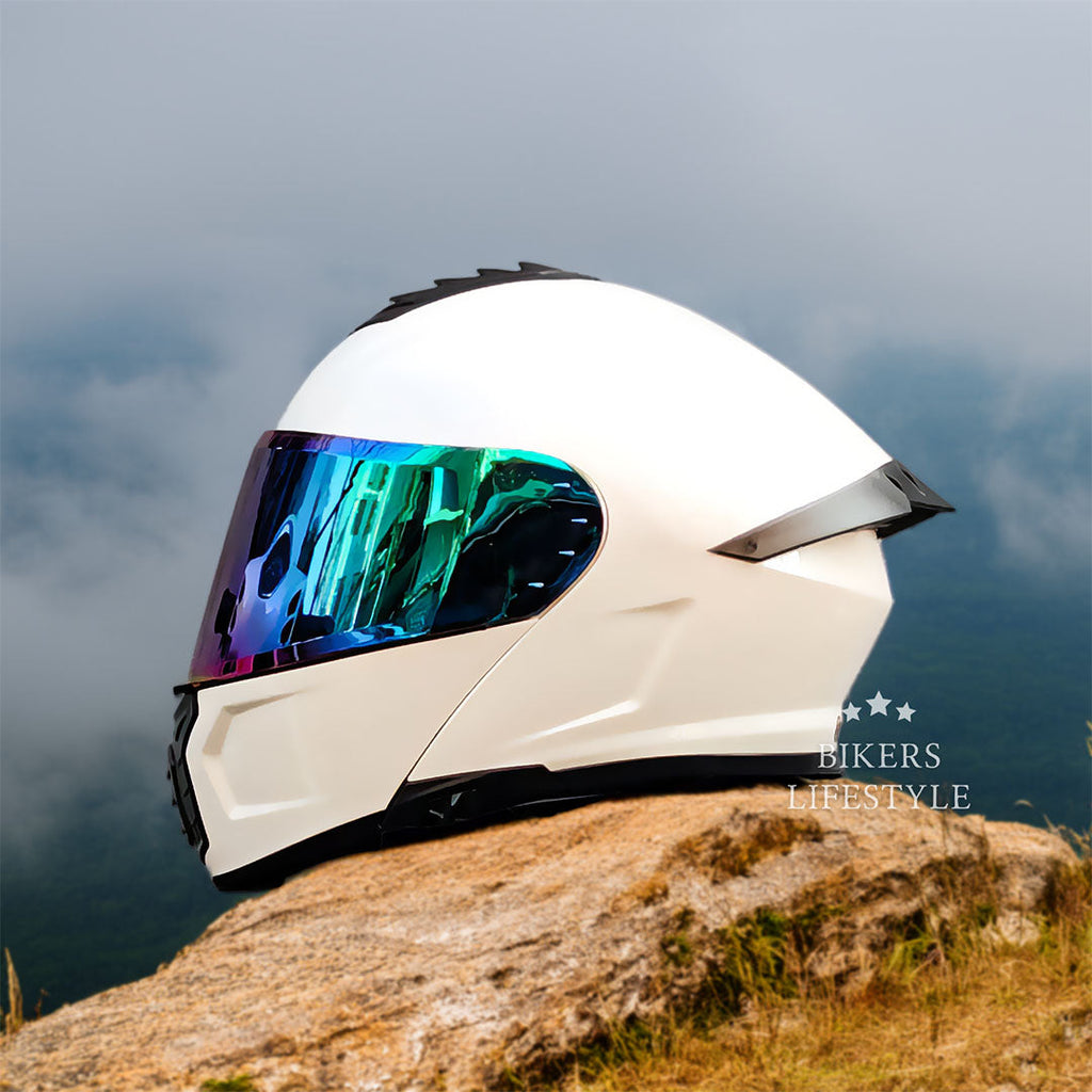 AeroGuard modulaire helm met dubbele vizieren en comfortabele pasvorm voor betere bescherming - Elesira