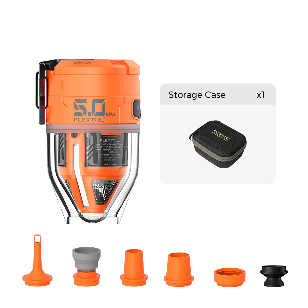 AirBlaze Pro Pump Lightweight Inflator With Built In LED Lantern - Elesira
