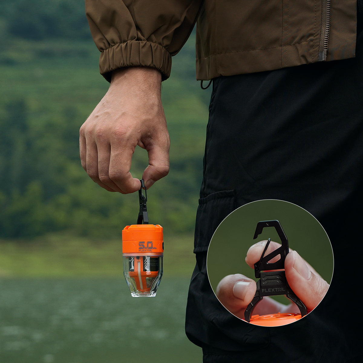 AirBlaze Pro Pump Lightweight Inflator With Built In LED Lantern - Elesira