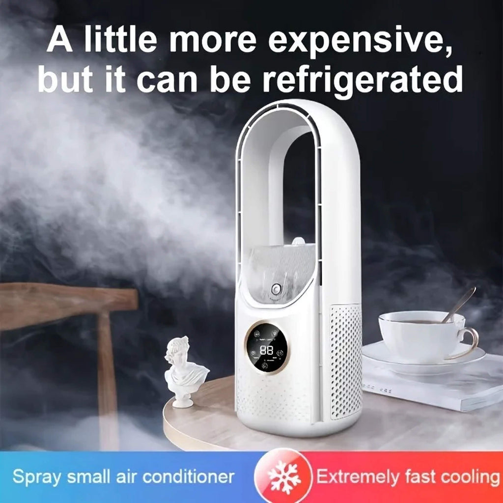 WhisperCool draagbare aircooler zonder bladen: perfect voor elke ruimte | elesira
