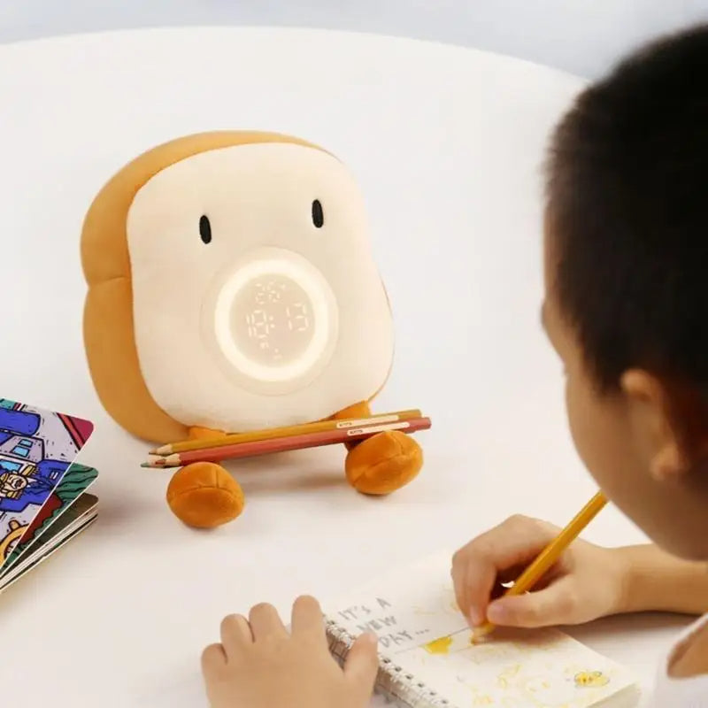 SnuggleGlow Rechargeable LED Alarm Clock & Night Light | elesira