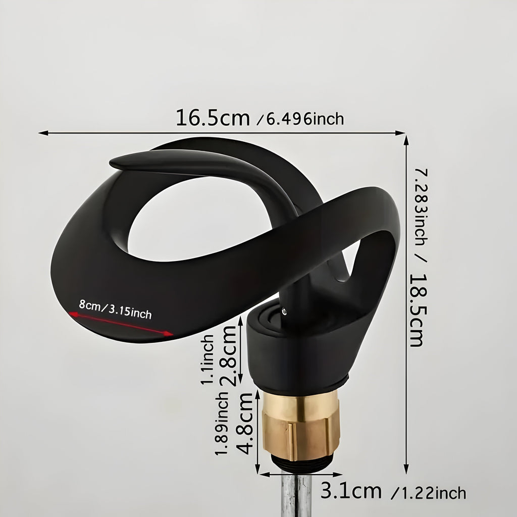 SleekFlow Modern Bathroom Faucet with Single Handle Control | elesira