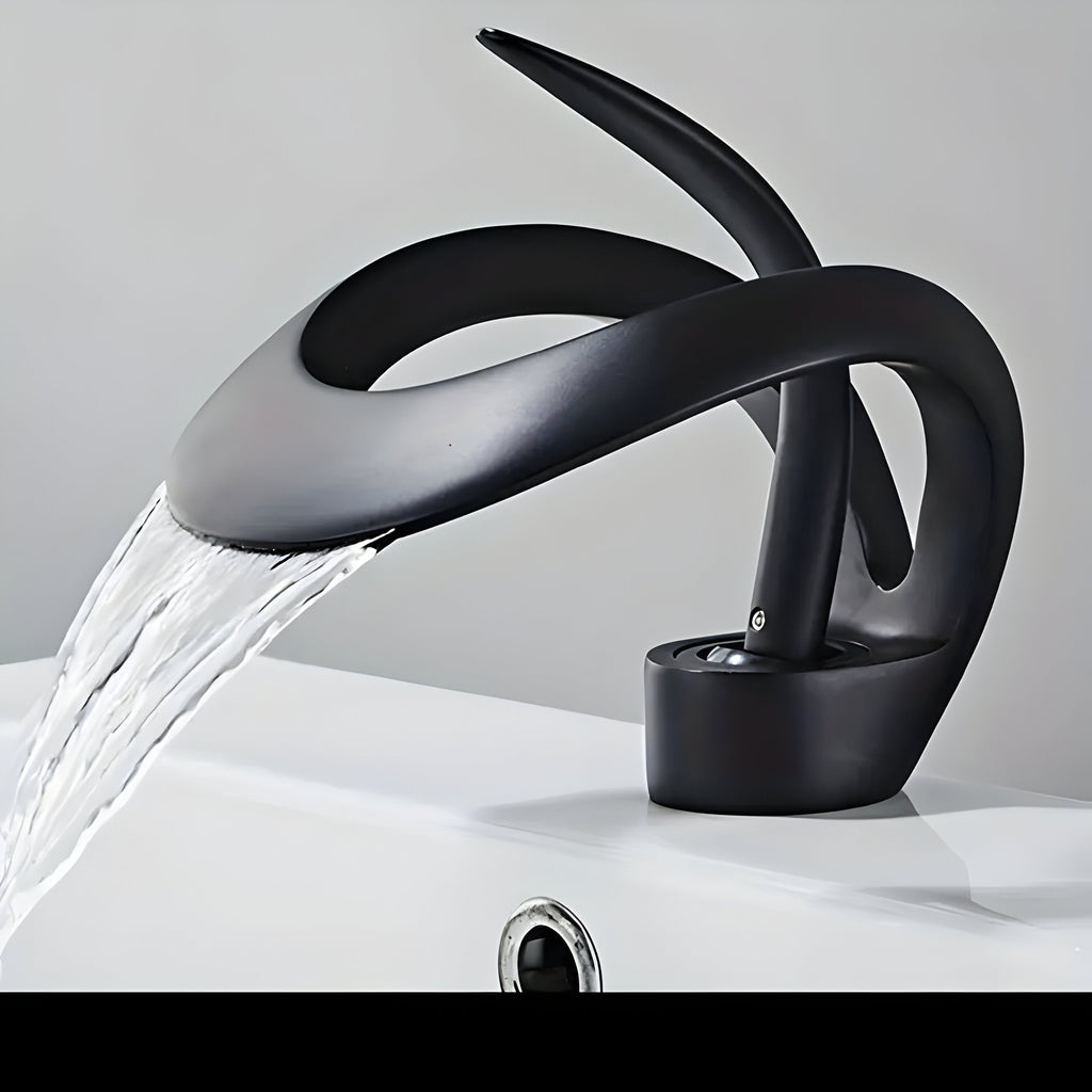 SleekFlow Modern Bathroom Faucet with Single Handle Control | elesira