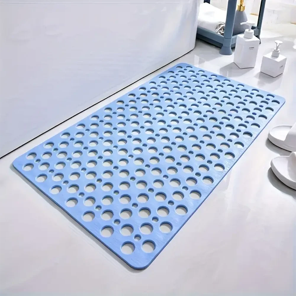SlipSafe Shower Mat with Enhanced Grip and Efficient Drainage | elesira