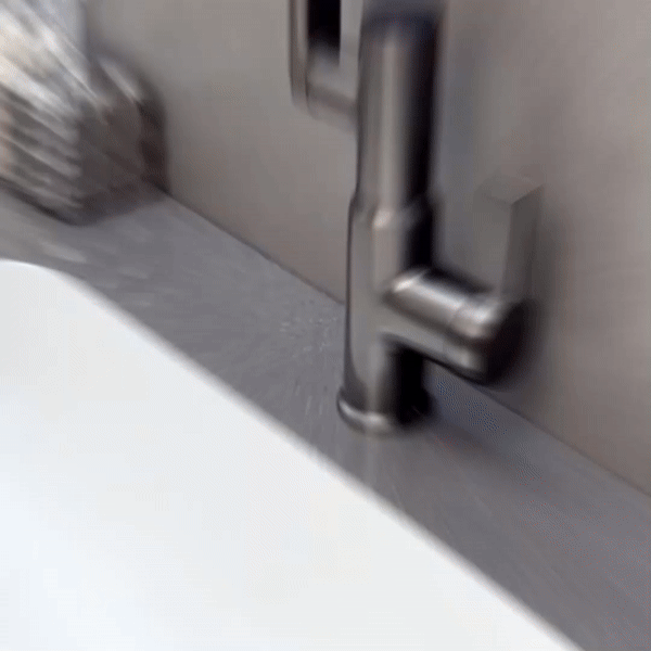 VersaSpout – Robinet de cuisine entièrement rotatif pour un usage facile | elesira