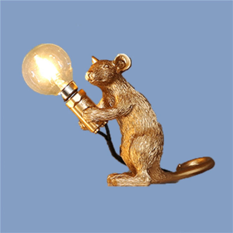 Artistic Mouse Shaped Table Lamp With Whimsical Design For Creative Spaces - Elesira