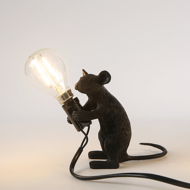 Artistic Mouse Shaped Table Lamp With Whimsical Design For Creative Spaces - Elesira