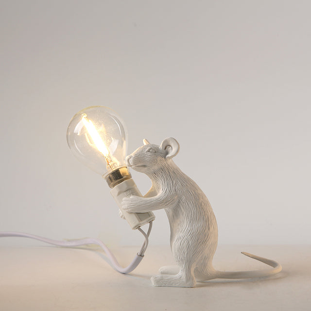 Artistic Mouse Shaped Table Lamp With Whimsical Design For Creative Spaces - Elesira