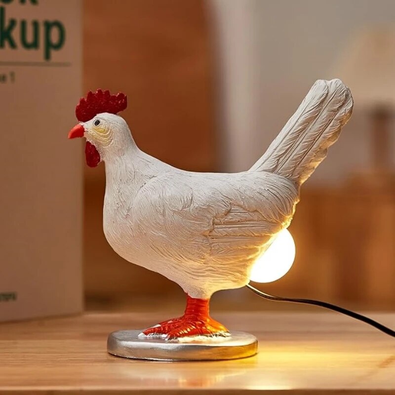 HenleyGlow | Whimsical Chicken-Shaped Table Lamp | elesira
