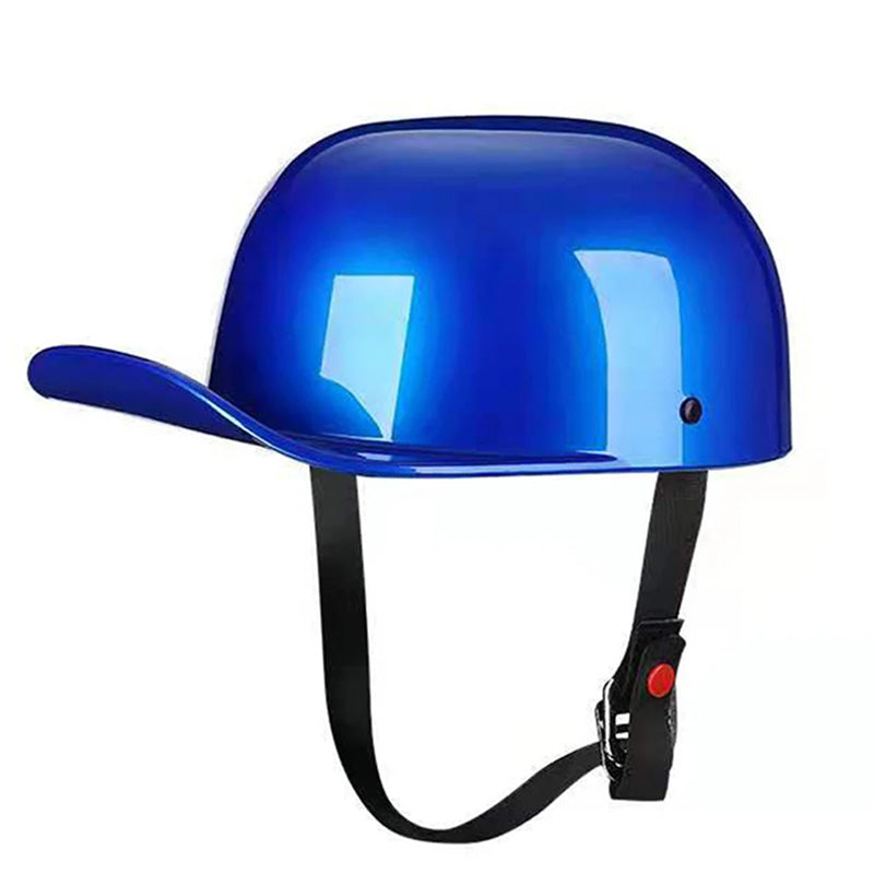 Baseball Cap Motorcycle Helmet With DOT Approval And Lightweight Build - Elesira