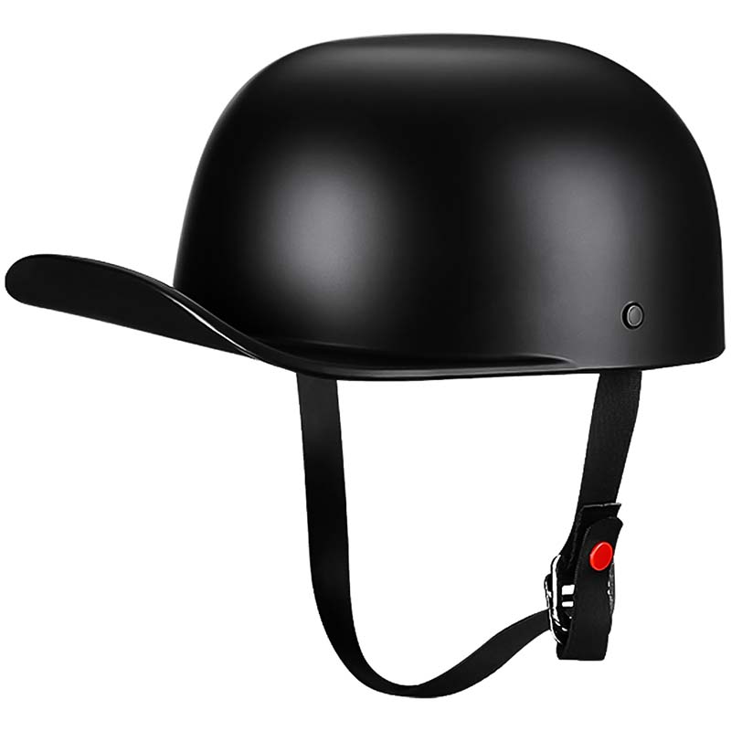 Baseball Cap Motorcycle Helmet With DOT Approval And Lightweight Build - Elesira