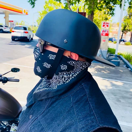Motocyklová helma ve stylu baseballové čepice se schválením DOT a lehkou konstrukcí – Elesira