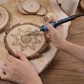 Woodburning Kit for Crafting – Pyrography Tool for Wood and Leather | elesira