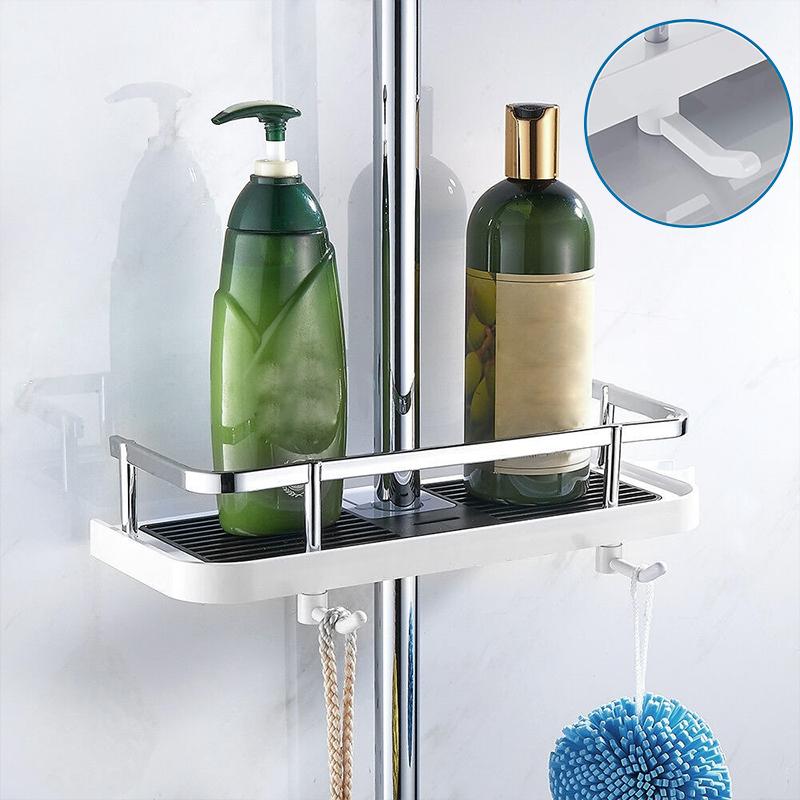 SmartSpace No-Drill Shower Organizer for Effortless Storage | elesira