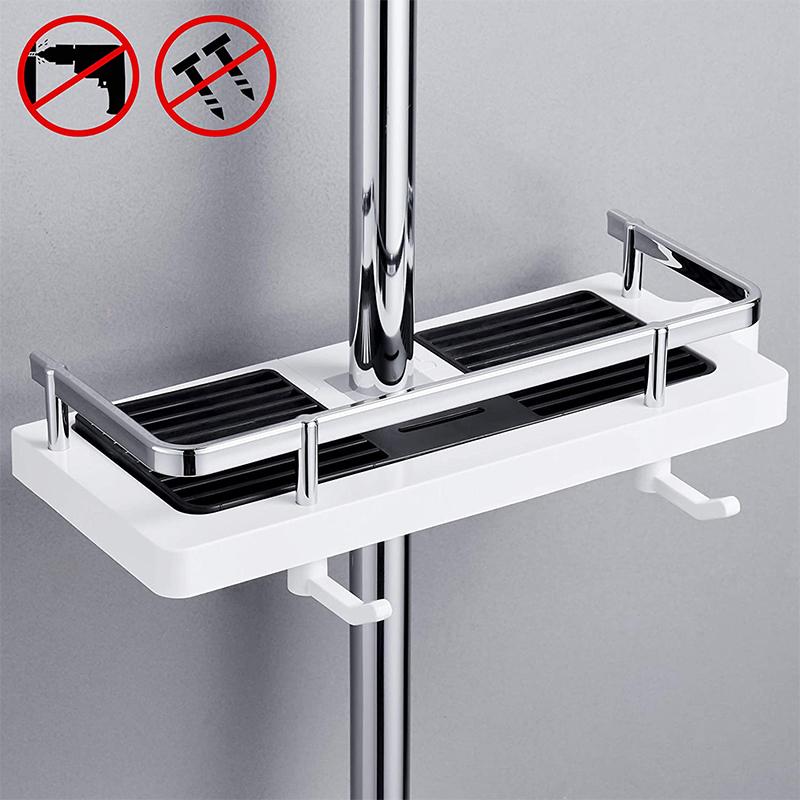 SmartSpace No-Drill Shower Organizer for Effortless Storage | elesira