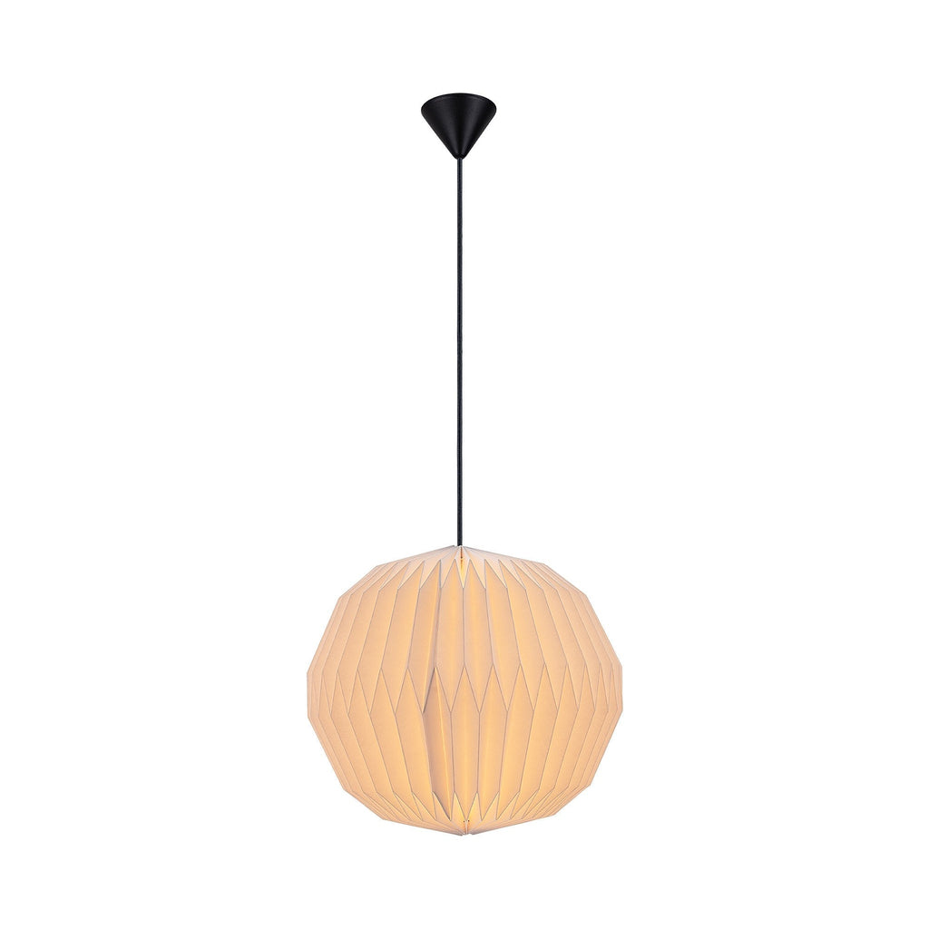 Belloy-papieren plafondlamp met eenvoudig te bevestigen lampenkap | elesira